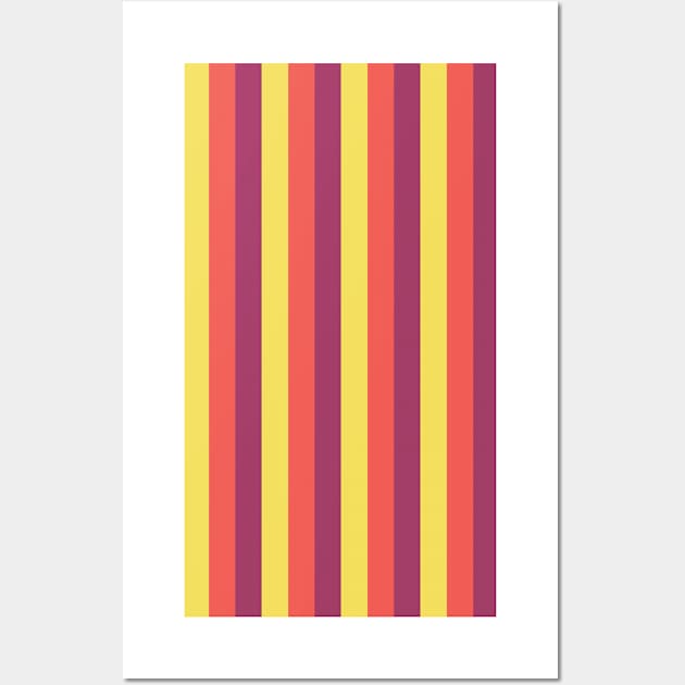 Stripes Pattern 003#001 Wall Art by jeeneecraftz